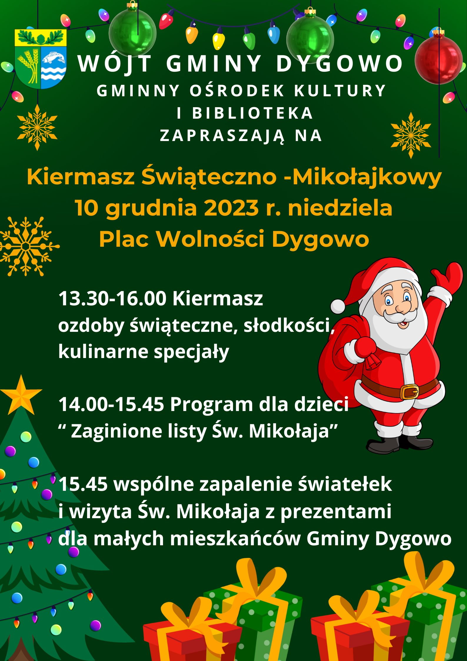 Kiermasz Świąteczno - Mikołajkowy