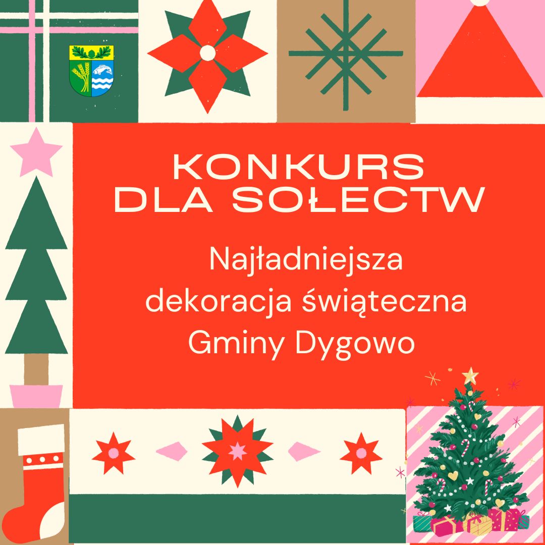 Konkurs "Najładniejsza dekoracja świąteczna Gminy Dygowo"