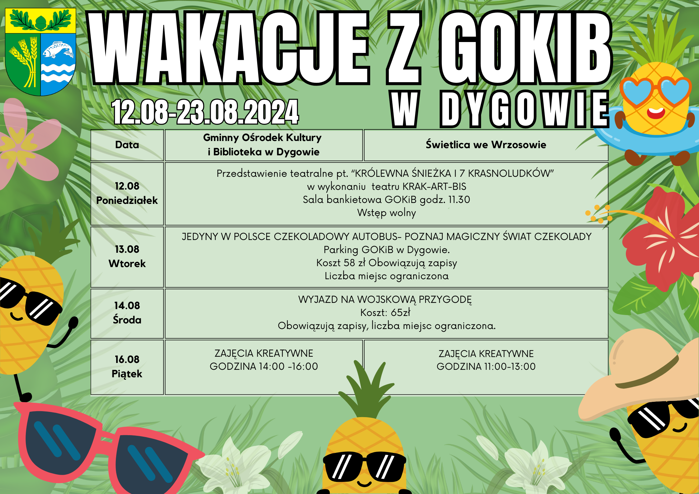 Wakacje z GOKiB w Dygowie