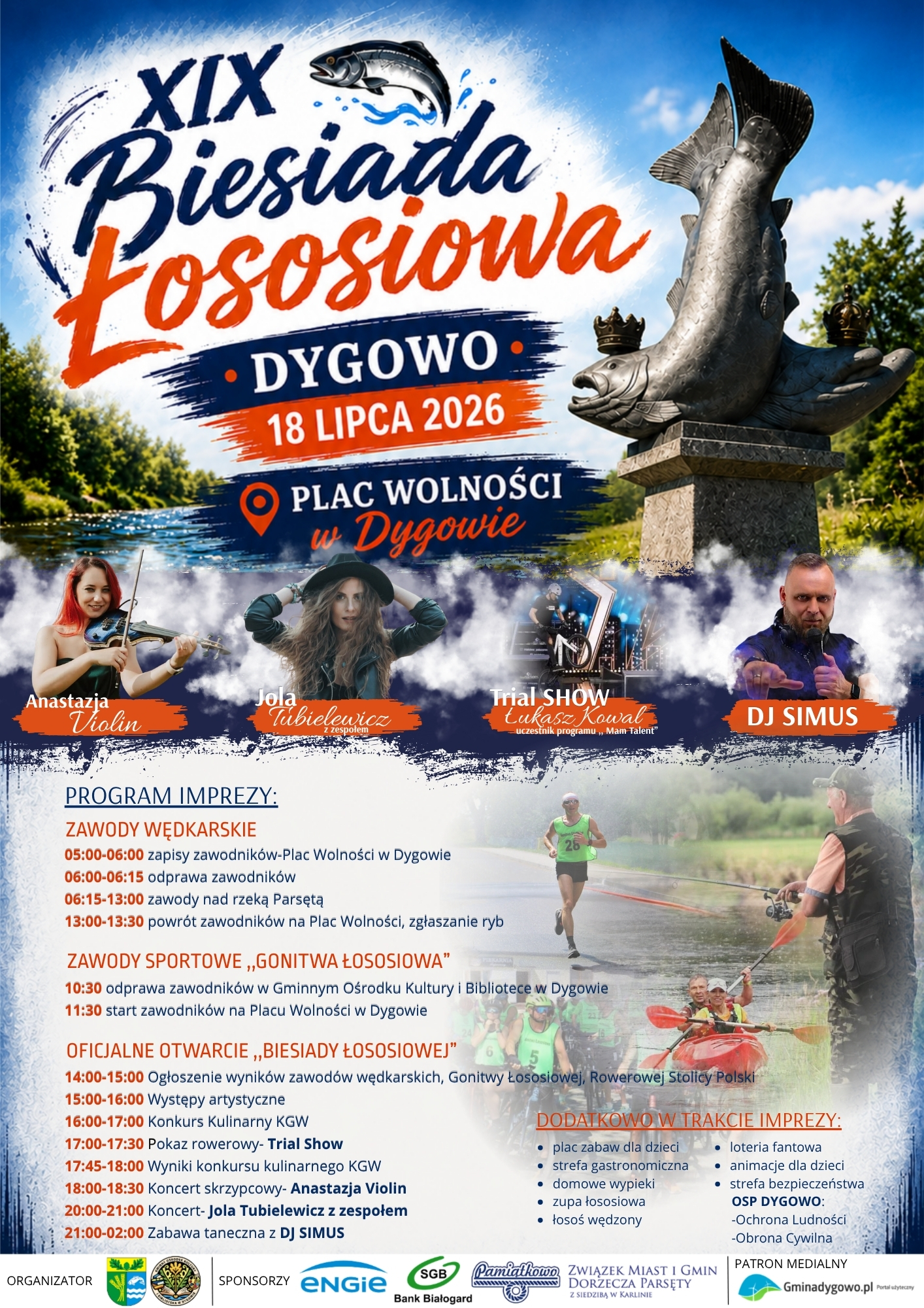 Zaproszenie na XIX Biesiadę Łososiową w Dygowie