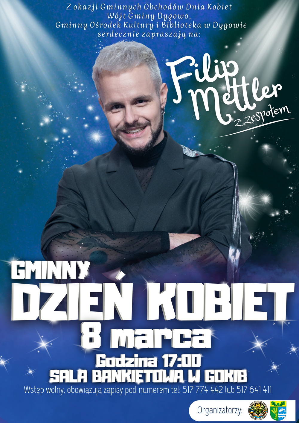 Koncert Filipa Mettlera z zespołem
