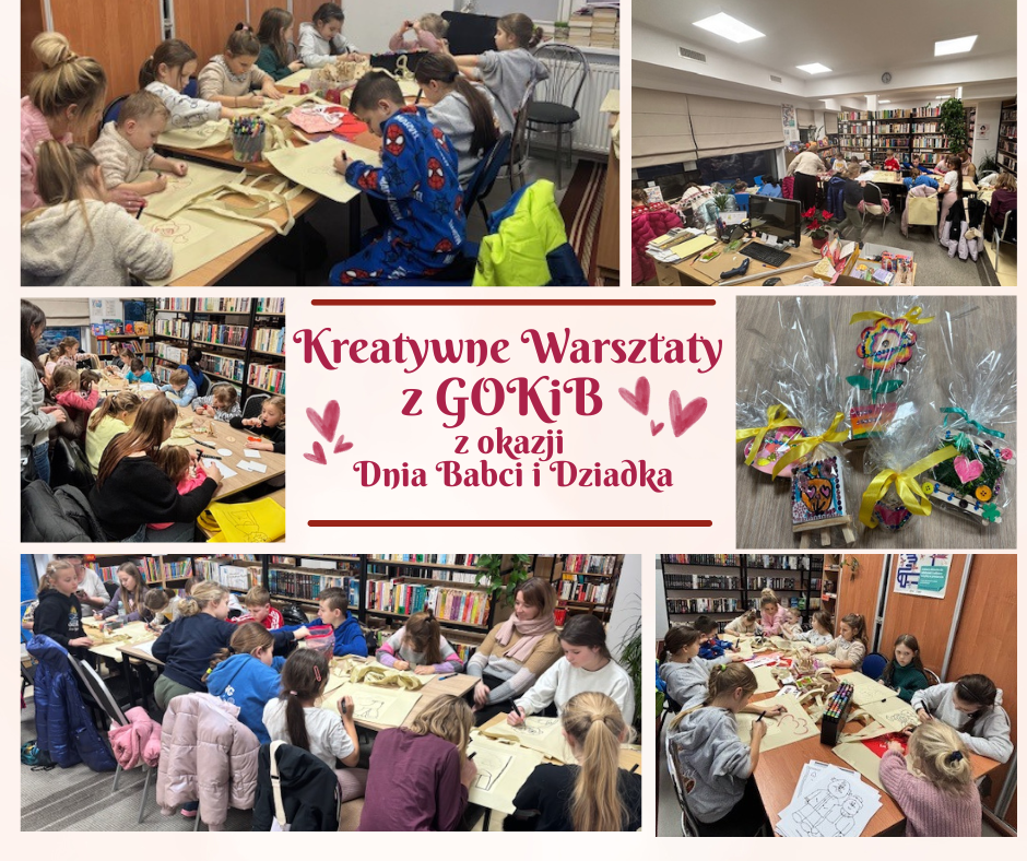 Kreatywne warsztaty z okazji Dnia Babci i Dziadka