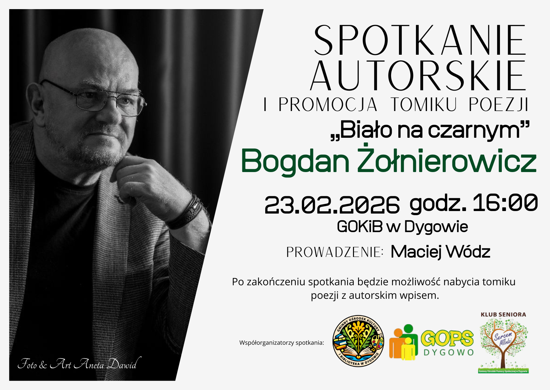 Spotkanie autorskie z Bogdanem Żołnierowiczem